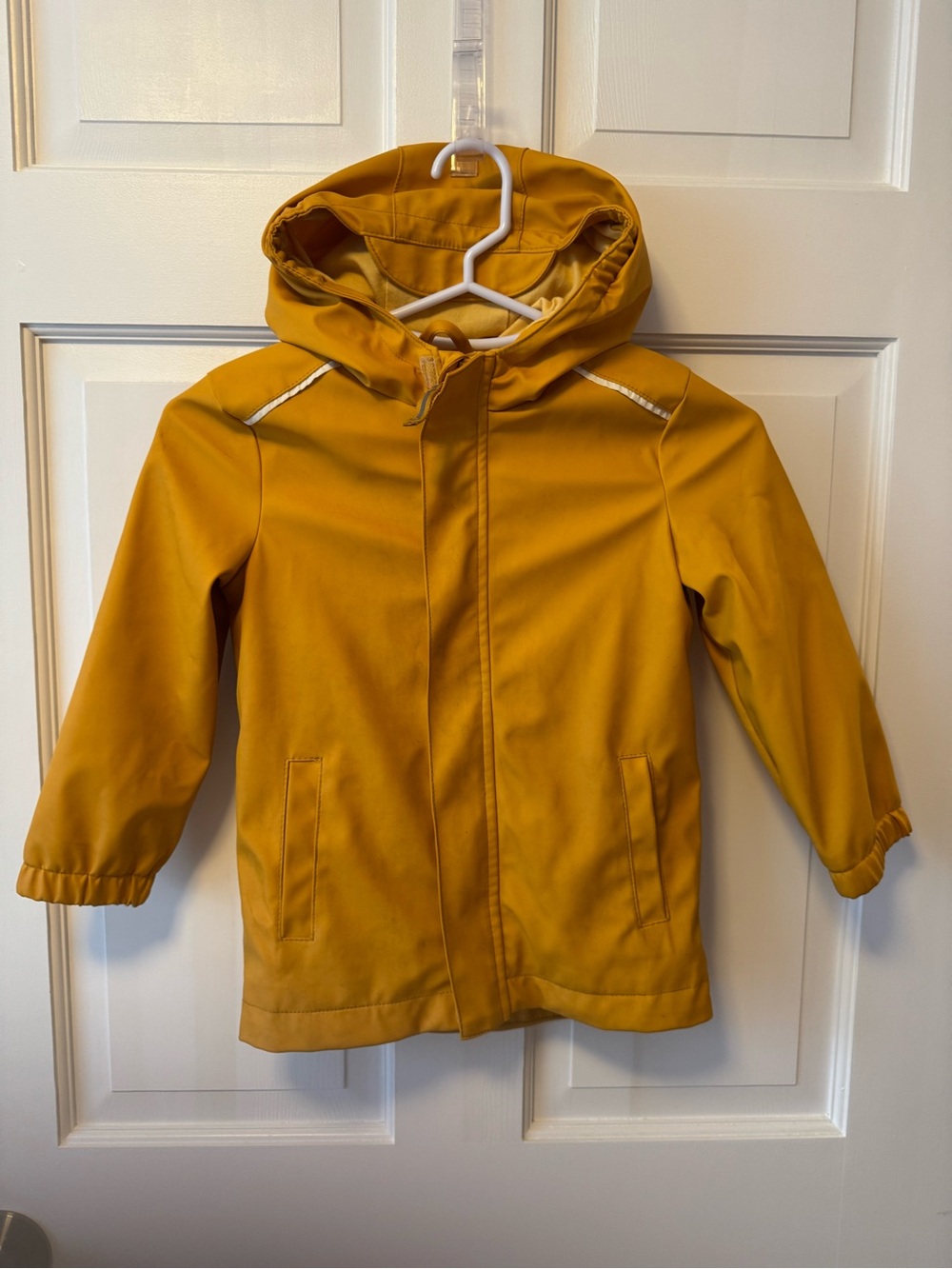 Cat & Jack Kids Hooded Raincoat in Mustard